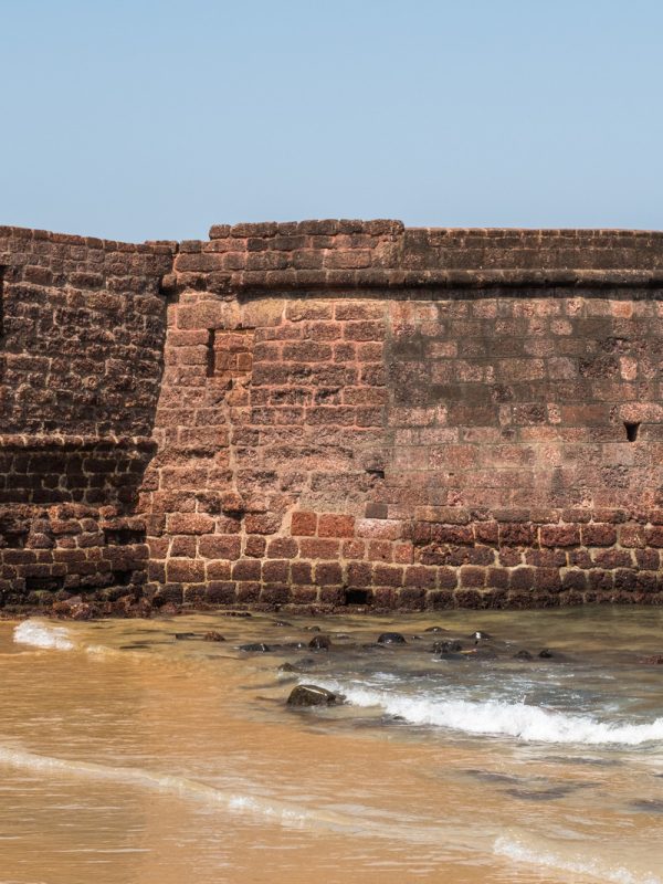 Aguada Fort on a sunny day in Goa, India